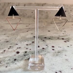 Retro Triangle Geometric Earrings